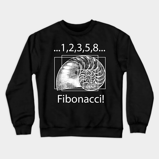 Fibonacci! Crewneck Sweatshirt by cartogram